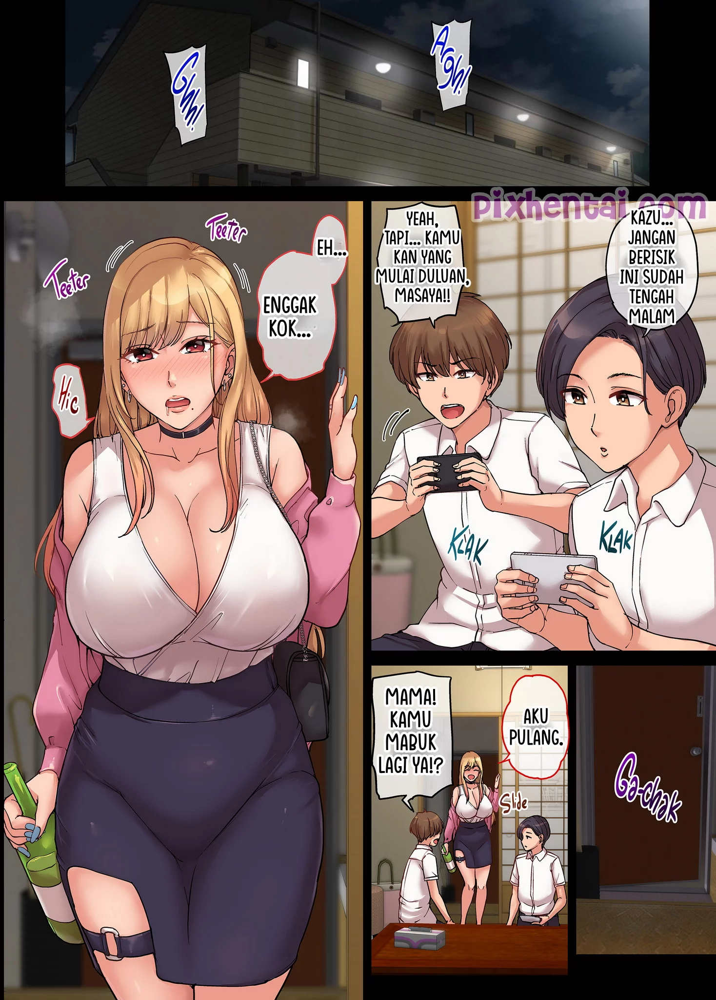 Komik hentai xxx manga sex bokep Booking Mamanya Teman yang kerja di Panti Pijat Plus-plus 3